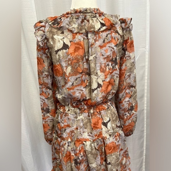 Anthropology current air Ruffled Floral Mini Dress | size XS - Picture 5 of 12